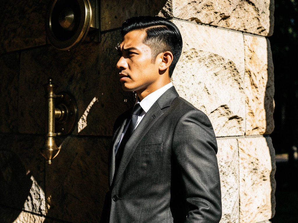 Refined masculine style and precision